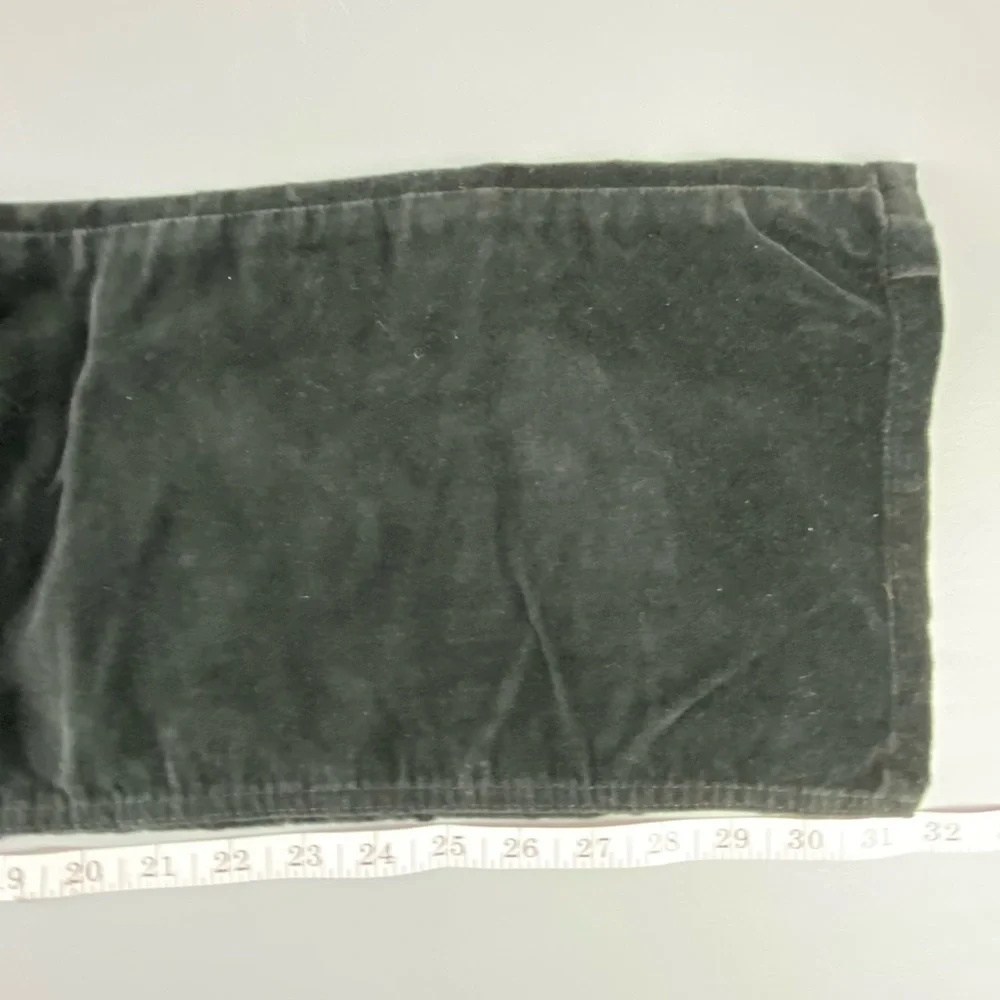 Express black velvet velour soft bootcut pants women's size 8